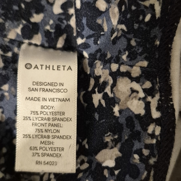 Blue Patterned Leggings - Picture 5 of 6